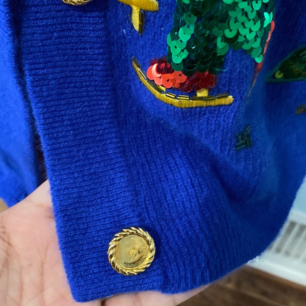 Christmas sweater lamb wool - Picture 6 of 8